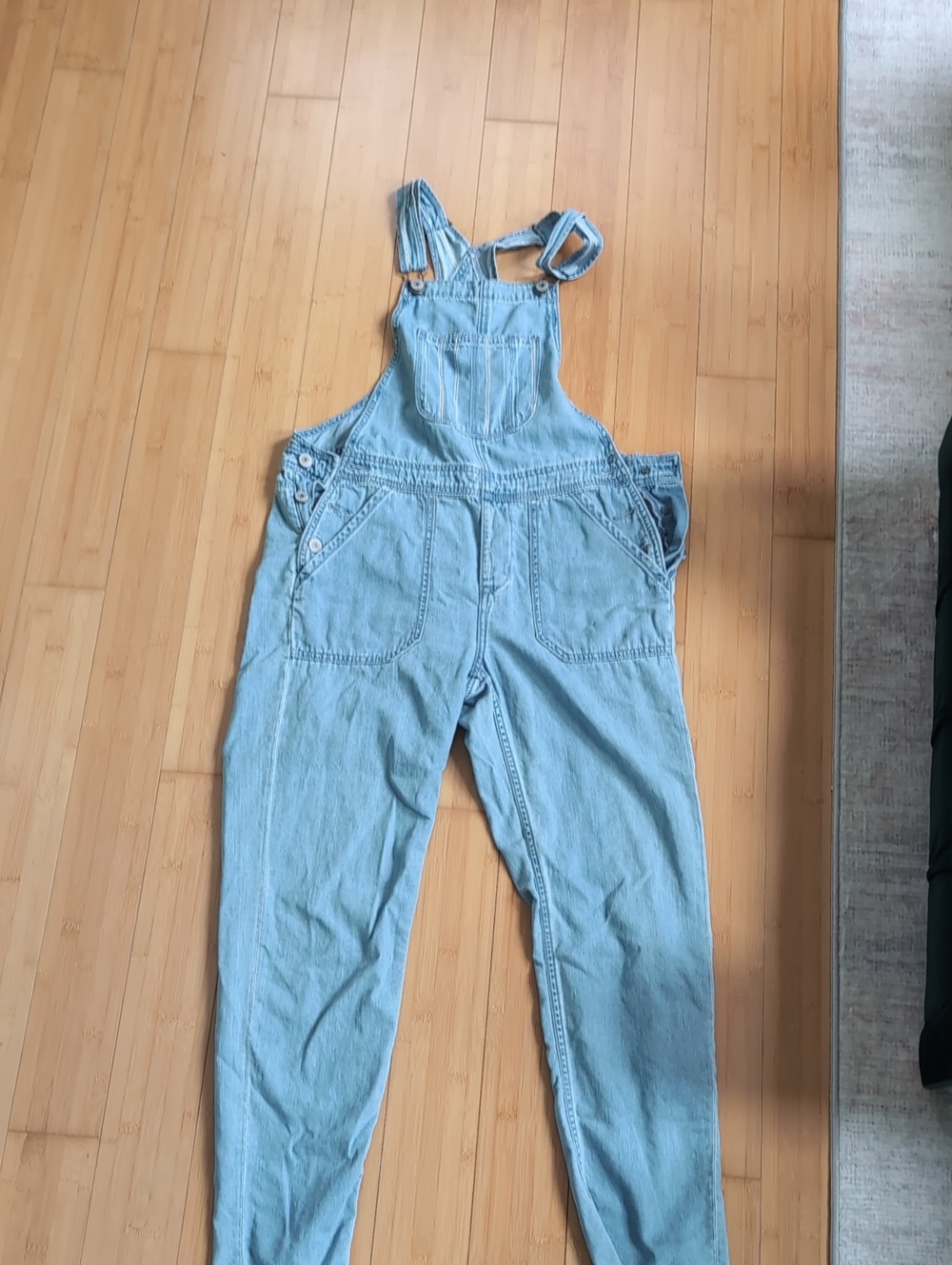 American Eagle Light Blue Women's Denim Overalls